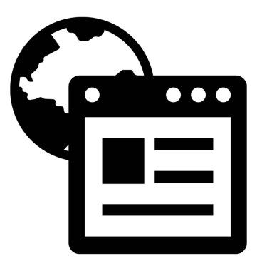  Internet simge vektör simgesi