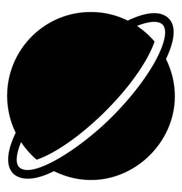  Gezegen vektör simgesi