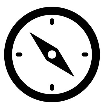  Pusula vektör simgesi