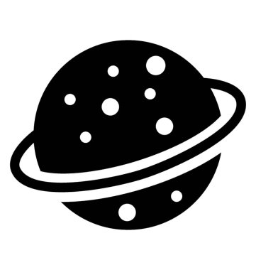  Gezegen vektör simgesi