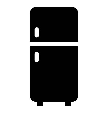  Buzdolabı vektör simgesi