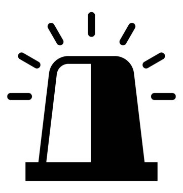  Siren vektör simgesi