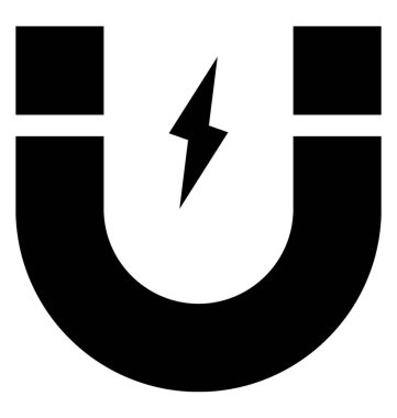  mıknatıs vektör simgesi