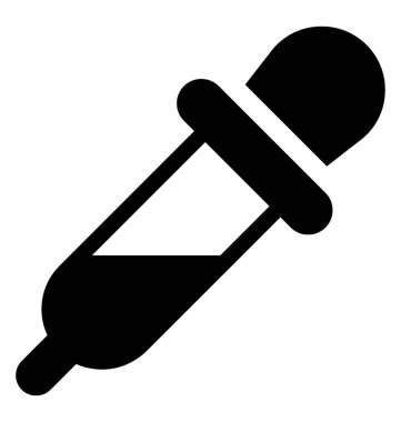  pipet vektör simgesi