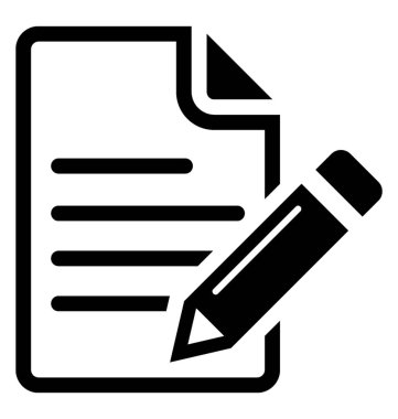  Yazma vektör simgesi