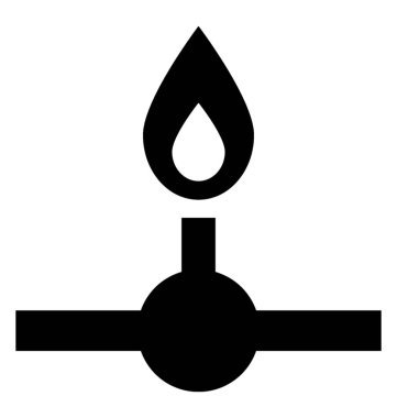  alev vektör simgesi