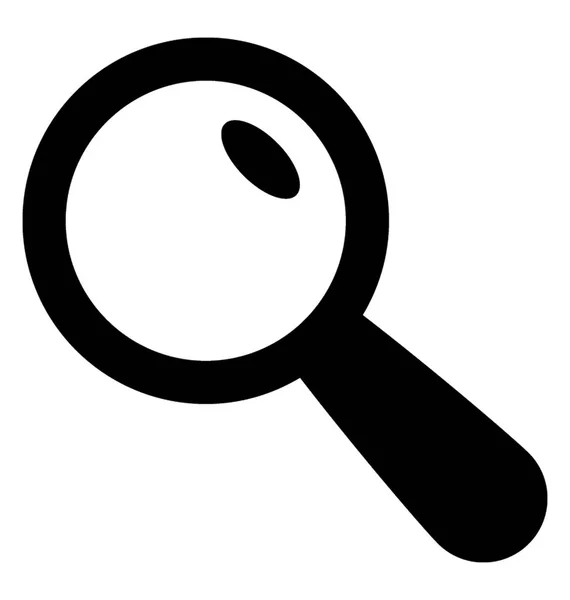 Magnifier Vector Icon — Stock Vector