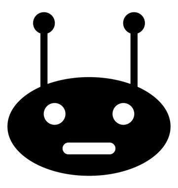  Robot vektör simgesi