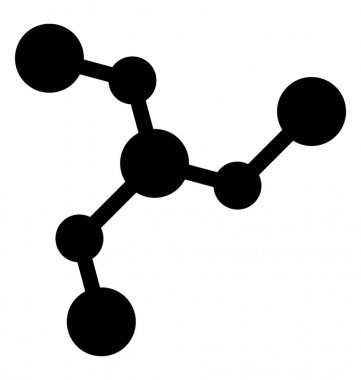  molekül vektör simgesi