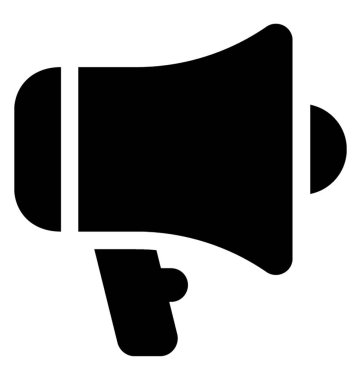  Megafon vektör simgesi