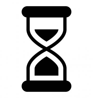  Kum Saati vektör simgesi