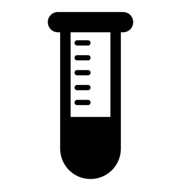  test tüp vektör simgesi 