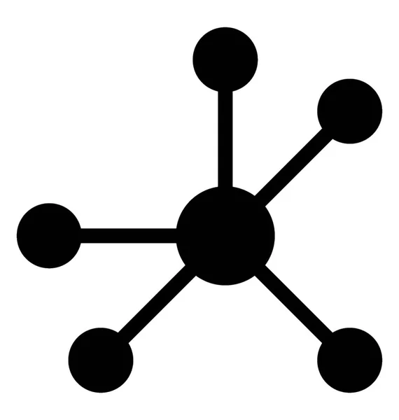 Molekül vektör simgesi — Stok Vektör