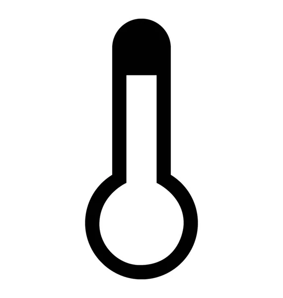 Thermometer-Vektor-Symbol-Thermometer, kalt, heiß, Wetter, Temperatur, Fahrenheit, Celsius, — Stockvektor