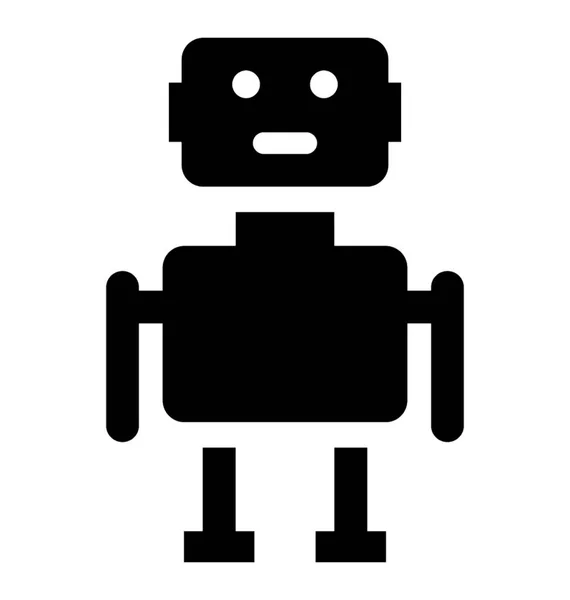 Robot Vector Icon — Stock Vector