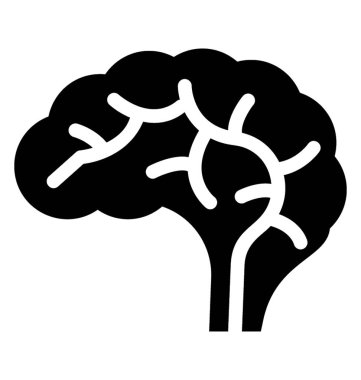  beyin vektör simgesi