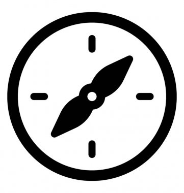  Pusula vektör simgesi