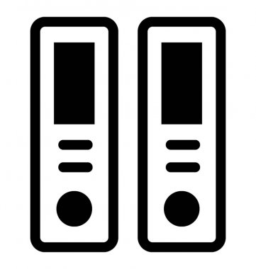  dosya dizinleri vektör simgesi