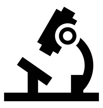  Mikroskop Vektör Simgesi