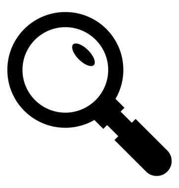  Büyüteç vektör simgesi