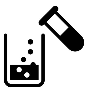  Kimyasal vektör simgesi