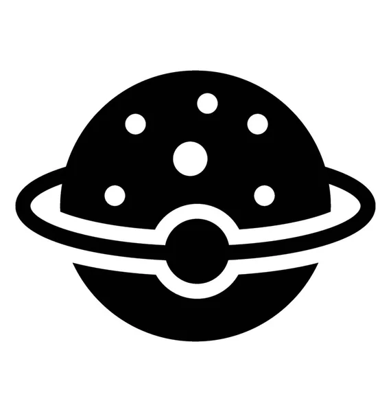 Planeet vector pictogram — Stockvector