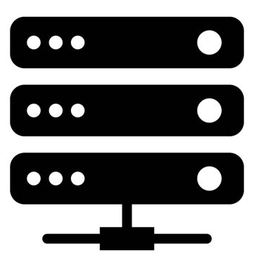  Sunucu vektör simgesi