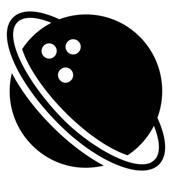 Planeet vector pictogram — Stockvector