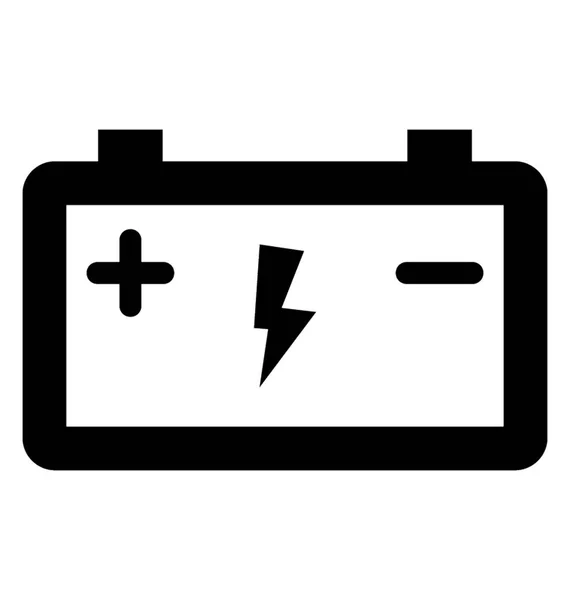 Ícone do vetor da bateria do carro —  Vetores de Stock