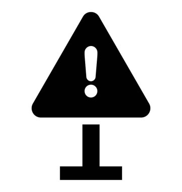  Uyarı vektör simgesi