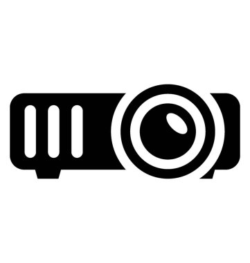  Projektör vektör simgesi