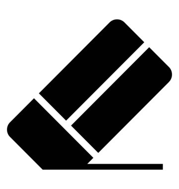  Silgi vektör simgesi