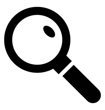  Büyüteç vektör simgesi