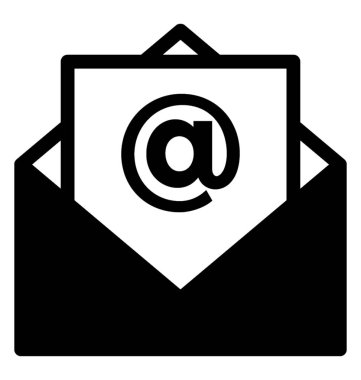 e-posta vektör simgesi