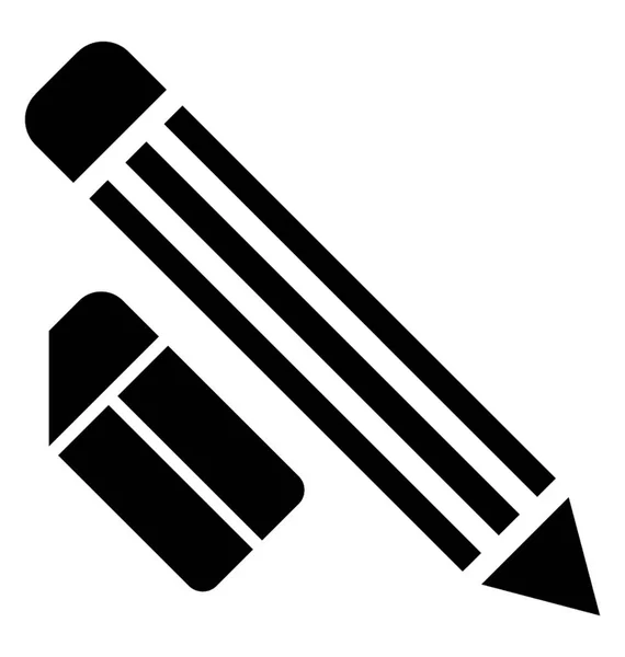 Bleistift-Vektorsymbol — Stockvektor