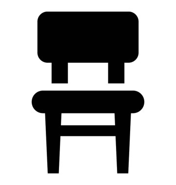  Sandalye vektör simgesi