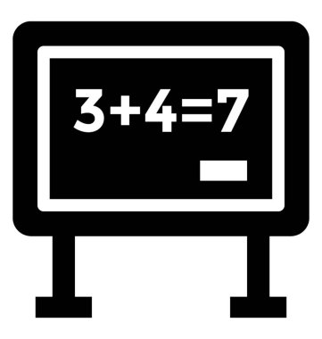  Beyaz tahta vektör simgesi