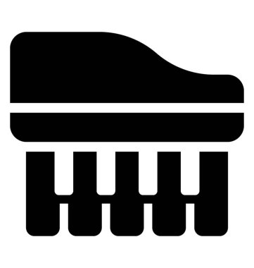  piyano vektör simgesi