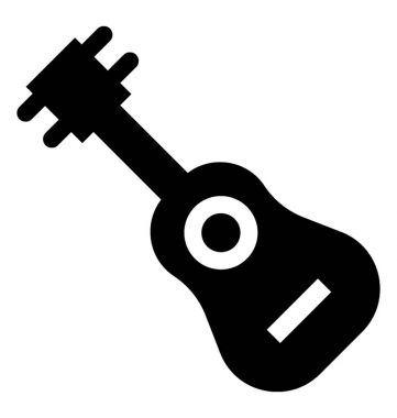  Gitar vektör simgesi