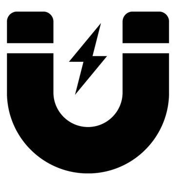  mıknatıs vektör simgesi