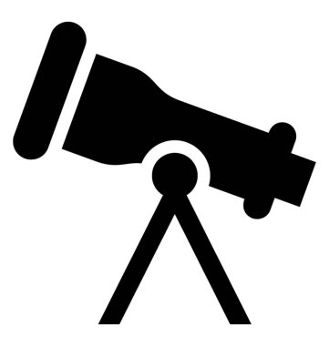  Teleskop vektör simgesi