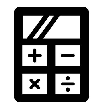  Hesap makinesi vektör simgesi