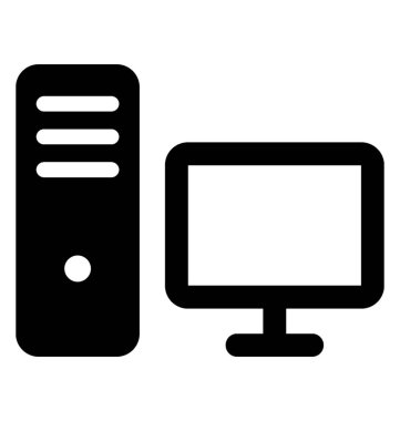  bilgisayar vektör simgesi