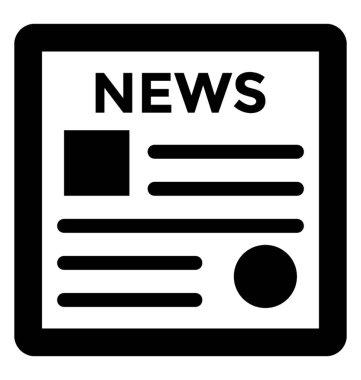  haber vektör simgesi