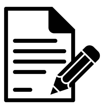  İmza vektör simgesi