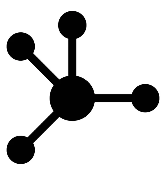 Atom wektor ikona — Wektor stockowy