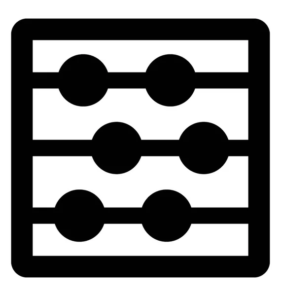 Abacus vector icono — Vector de stock