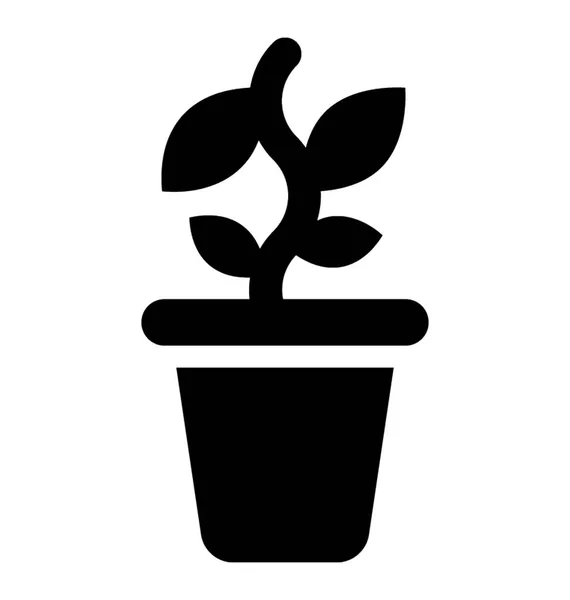 Ícone de vetor vegetal — Vetor de Stock