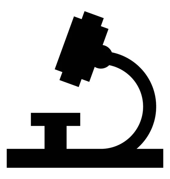 Mikroskopvektor-Ikone — Stockvektor