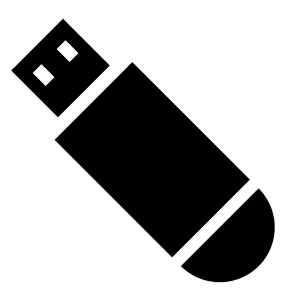 USB vektör simgesi — Stok Vektör